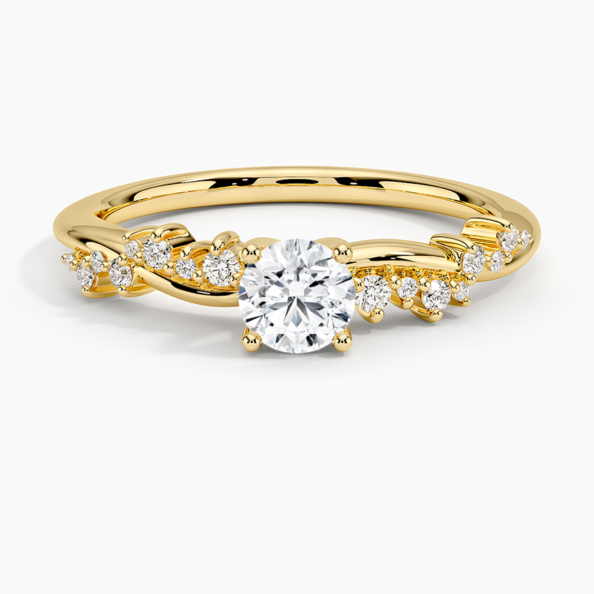 Anel de Noivado Solitário De Diamante Ouro 18k Luminus | New | anel-de-noivado, Anéis, diamante, Diamantes, noivado, pink, white, yellow | AUREA FINE JEWELRY