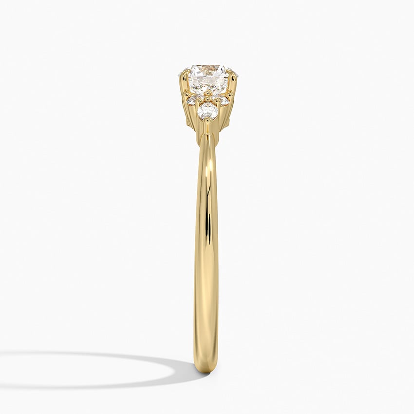 Anel de Noivado Solitário De Diamante Ouro 18k Glamure