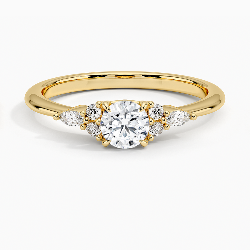 Anel de Noivado Solitário De Diamante Ouro 18k Glamure | New | anel-de-noivado, diamante, Diamantes, noivado, yellow | AUREA FINE JEWELRY