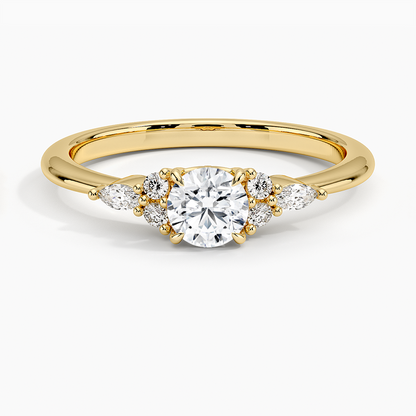 Anel de Noivado Solitário De Diamante Ouro 18k Glamure | New | anel-de-noivado, diamante, Diamantes, noivado, yellow | AUREA FINE JEWELRY