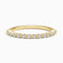 Anel de ouro feminino aparador meia aliança solitario com diamantes | New | Aparadores, diamante, yellow | AUREA FINE JEWELRY