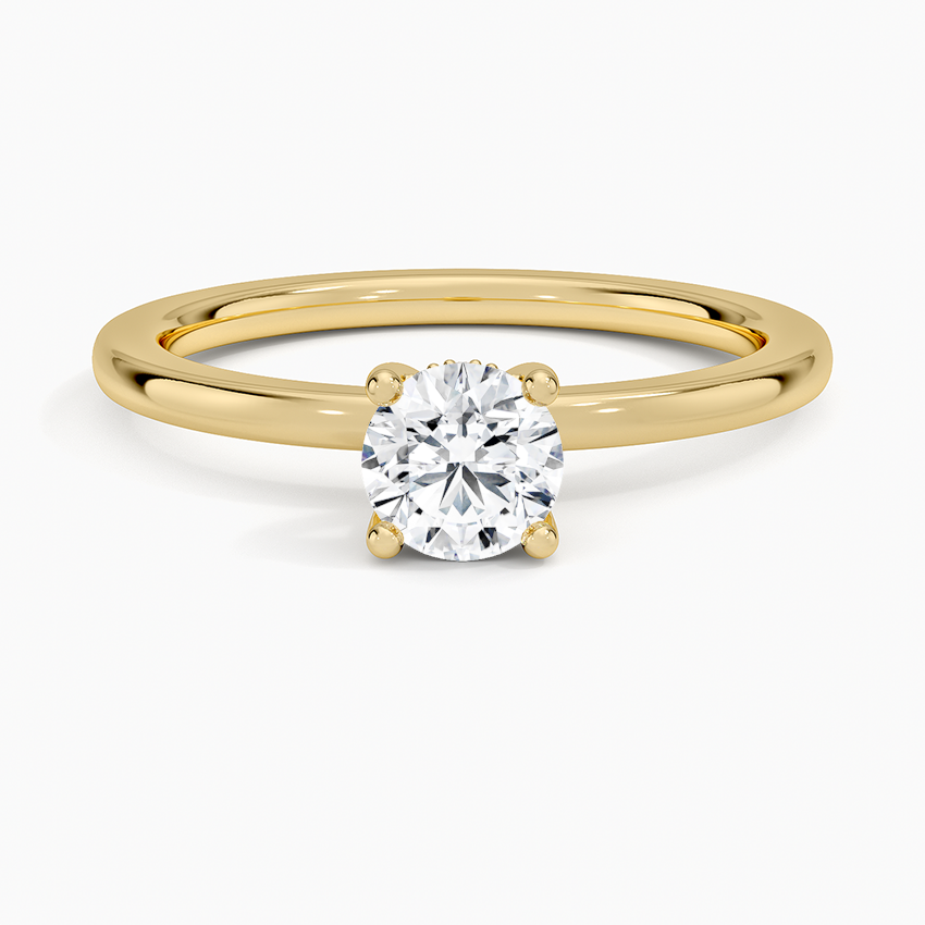 Anel de Noivado Solitario De Diamante Ouro 18k Life | New | anel-de-noivado, Anéis, diamante, Diamantes, noivado, pink, white, yellow | AUREA FINE JEWELRY