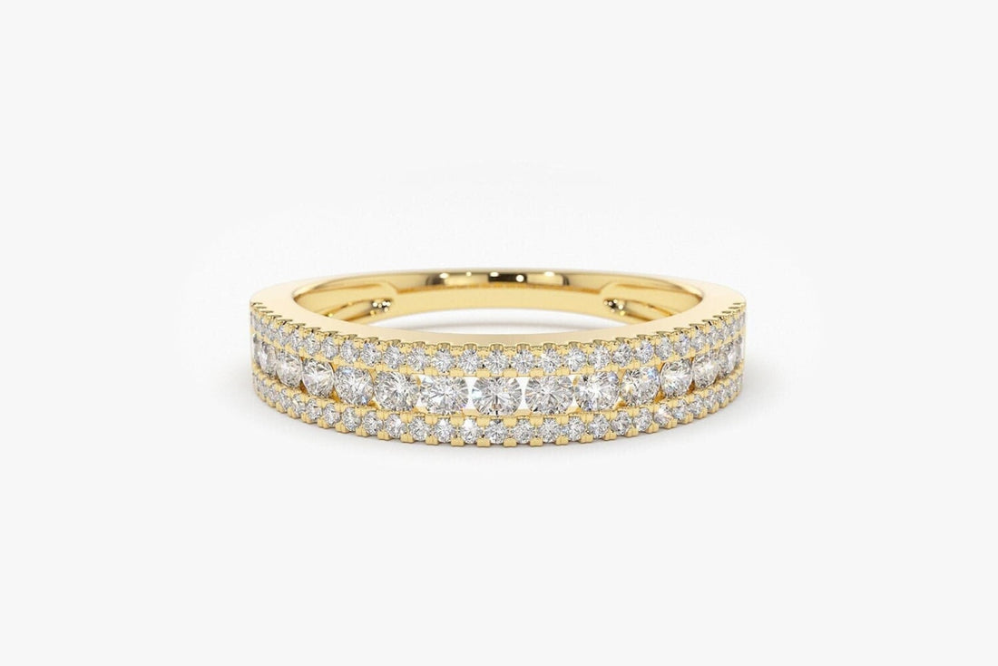 Anel Solitário De Noivado Ouro 18k Aparador Diamantes Alice | New | Aparadores, diamante, yellow | AUREA FINE JEWELRY