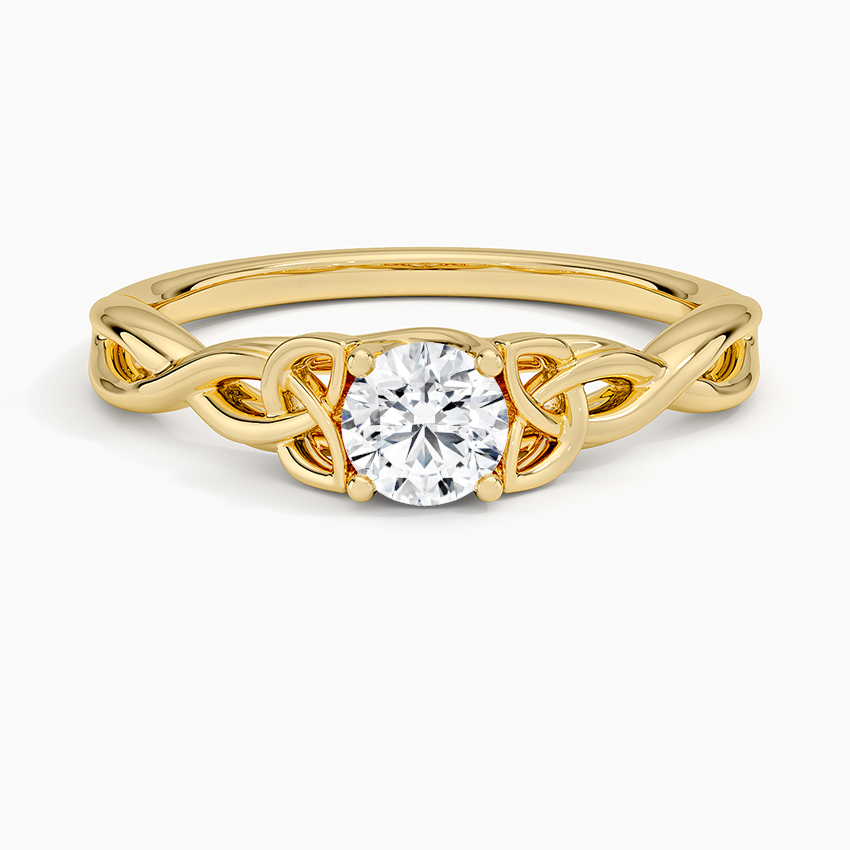 Anel de Noivado Solitário De Diamante Ouro Carolina 18k | New | anel-de-noivado, Anéis, diamante, Diamantes, noivado, pink, white, yellow | AUREA FINE JEWELRY
