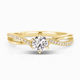 Anel De Noivado Ouro 18k Diamantes Solitario Serene | New | anel-de-noivado, Anéis, desejo, diamante, Diamantes, noivado, pink, white, yellow | AUREA FINE JEWELRY