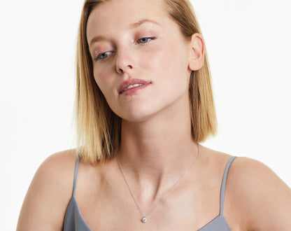 Colar Corrente Feminina   Ouro18k Solitario Diamante Luxo Moldura 70 pontos