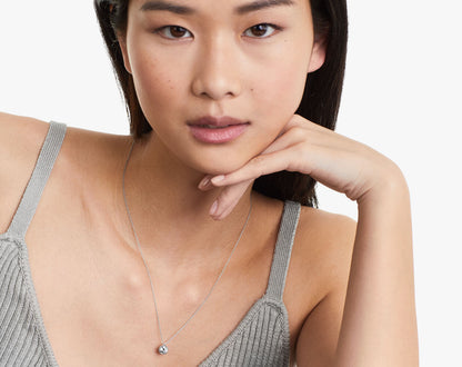 Colar Corrente Feminina Ouro18k Solitario Diamante Luxo Moldura 100 pontos