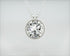 Colar Corrente Feminina Ouro18k Solitario Diamante Luxo Moldura 100 pontos | diamante, white | AUREA FINE JEWELRY