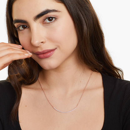 Corrente feminina em Ouro 18k diamantes barra luxo