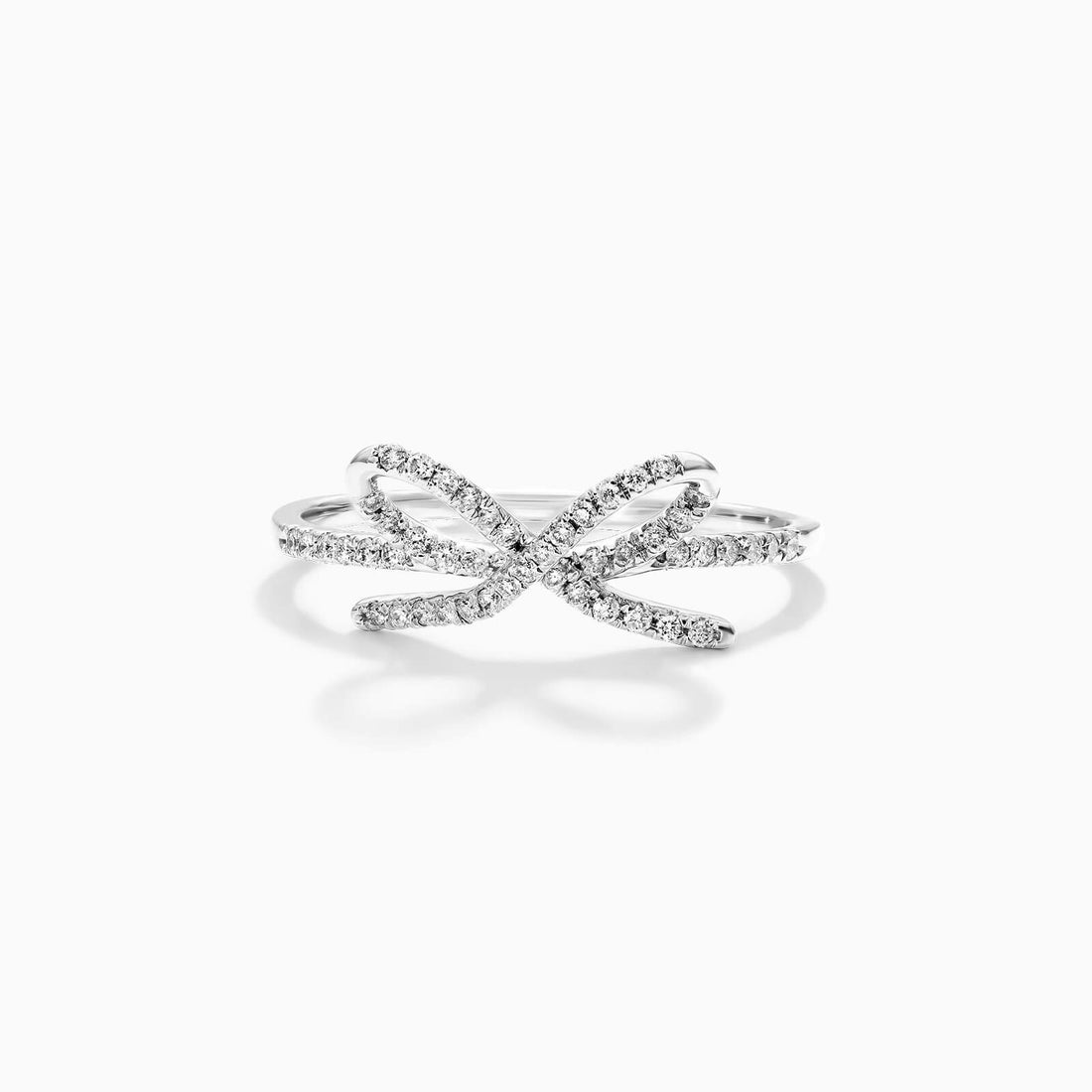 Anel de Laço em Ouro 18k c/ Diamantes Brilhantes De Luxo | New | anel-de-noivado, Anéis, diamante, white | AUREA FINE JEWELRY