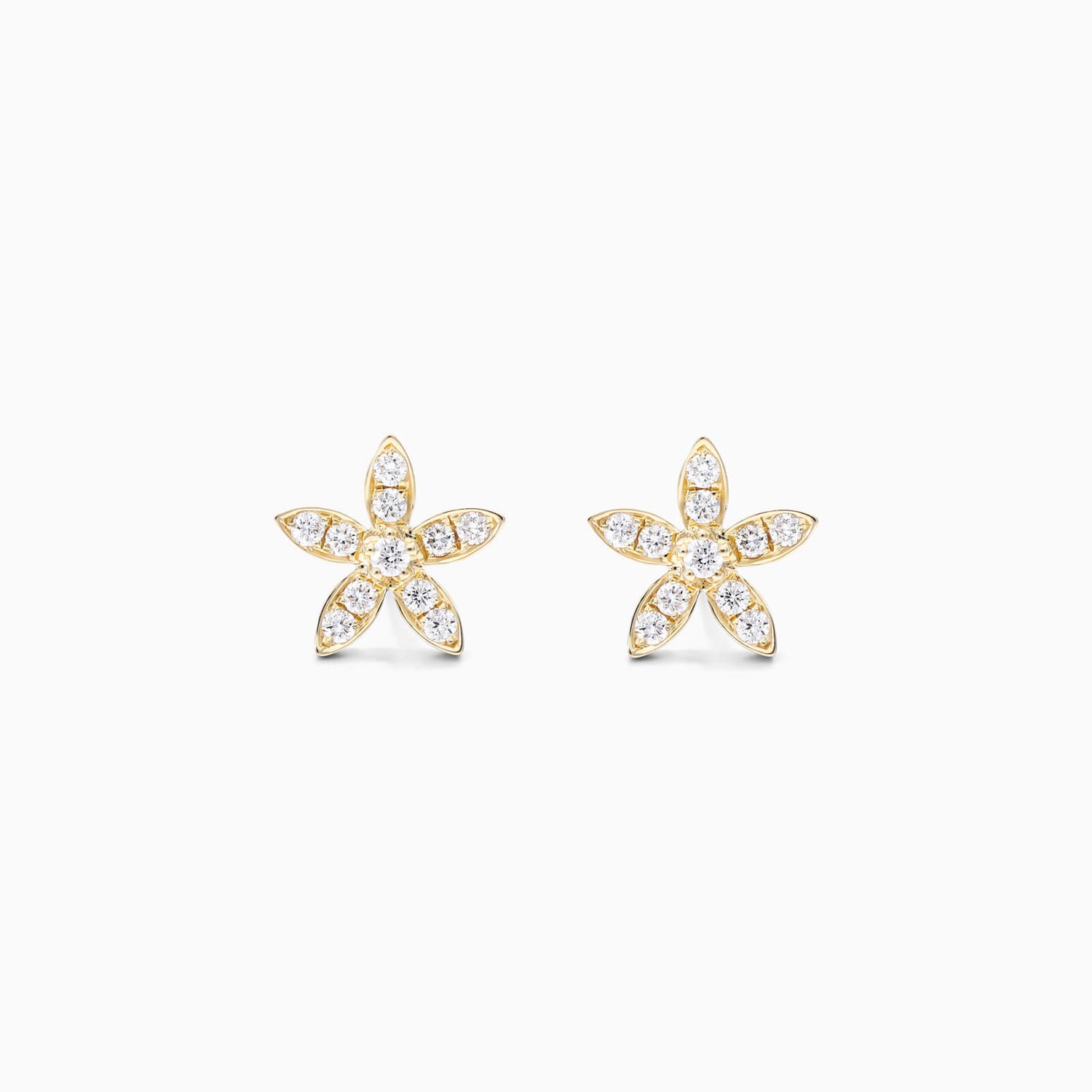 Brinco de  Ouro 18k feminino flowers Diamantes  Luxo | New | Brincos, Celestial Diamonds, diamante, yellow | AUREA FINE JEWELRY