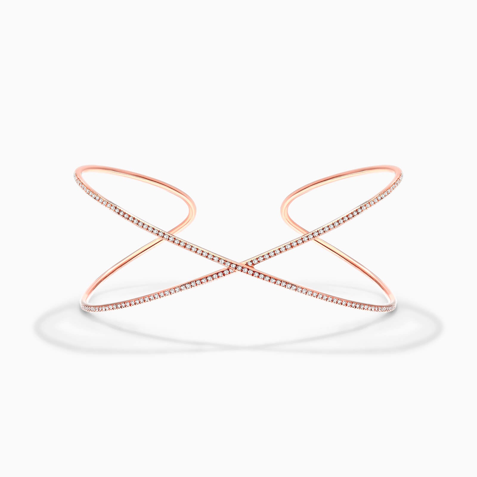 Pulseira Riviera dupla Feminina de ouro 18k diamantes Bracelete brilhantes