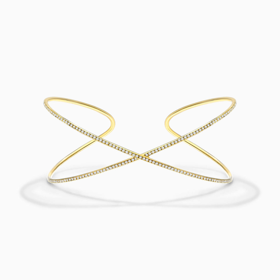 Pulseira Riviera dupla Feminina de ouro 18k diamantes Bracelete brilhantes