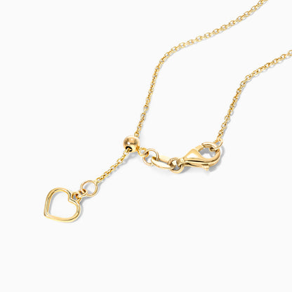 Corrente feminina em Ouro 18k diamantes Coração luxo