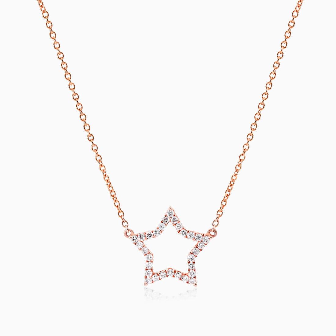 Corrente feminina em Ouro 18k diamantes Estrela | diamante, pink | AUREA FINE JEWELRY