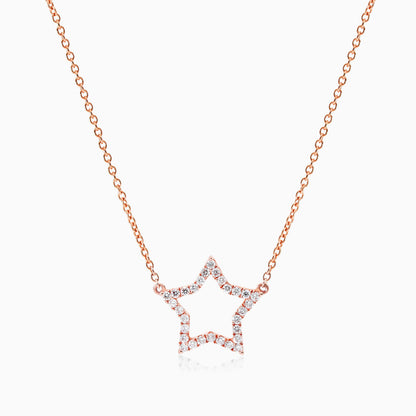 Corrente feminina em Ouro 18k diamantes Estrela | diamante, pink | AUREA FINE JEWELRY