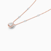 Corrente feminina em Ouro 18k diamantes Ponto de luz | diamante, pink | AUREA FINE JEWELRY