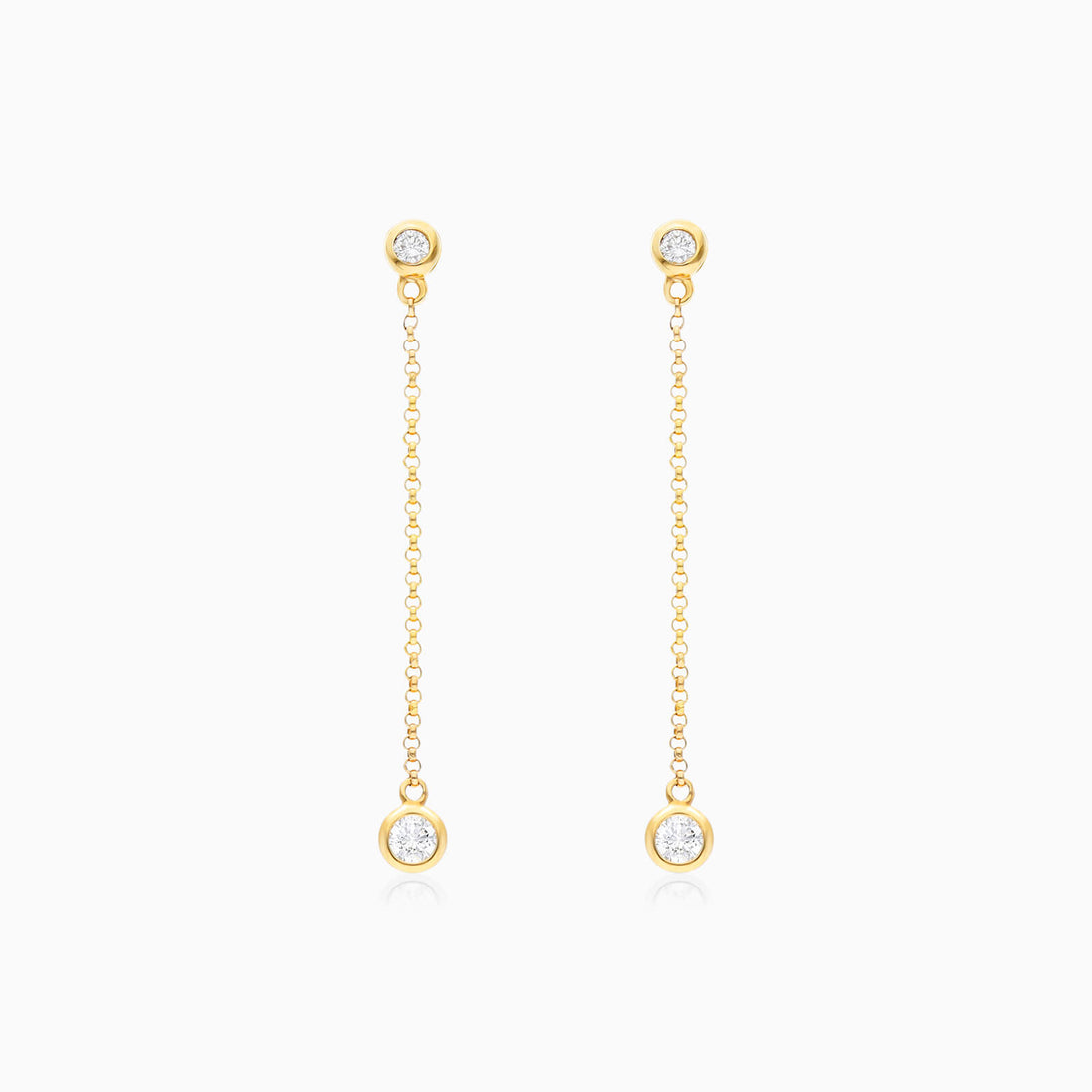 Brinco de  Ouro 18k feminino ponto de luz Diamantes  Luxo | New | Brincos, Celestial Diamonds, diamante, yellow | AUREA FINE JEWELRY