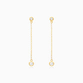 Brinco de  Ouro 18k feminino ponto de luz Diamantes  Luxo | New | Brincos, Celestial Diamonds, diamante, yellow | AUREA FINE JEWELRY
