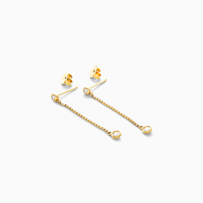 Brinco de  Ouro 18k feminino ponto de luz Diamantes  Luxo