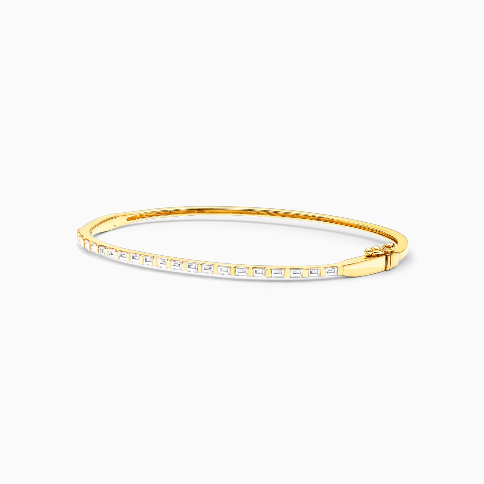 Pulseira Feminina de ouro riviera bracelete diamantes baquete