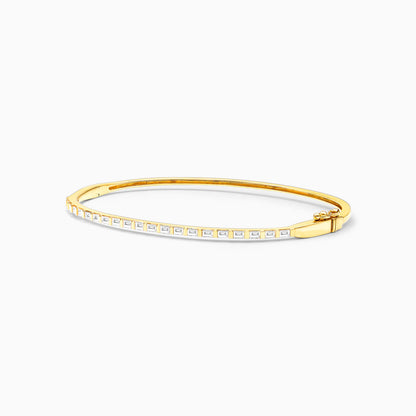 Pulseira Feminina de ouro riviera bracelete diamantes baquete