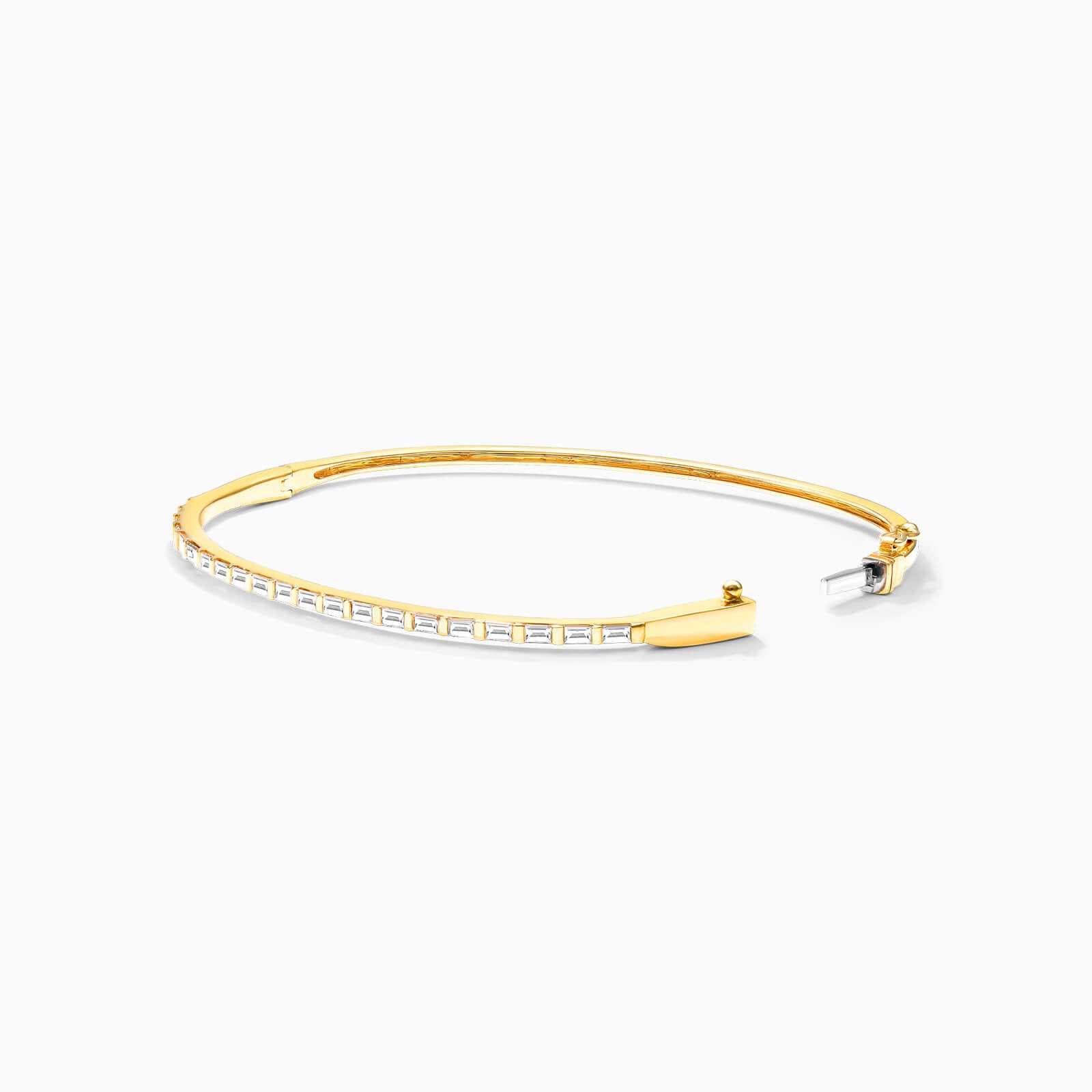 Pulseira Feminina de ouro riviera bracelete diamantes baquete