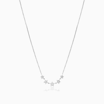 Corrente feminina em Ouro 18k diamantes stars luxo