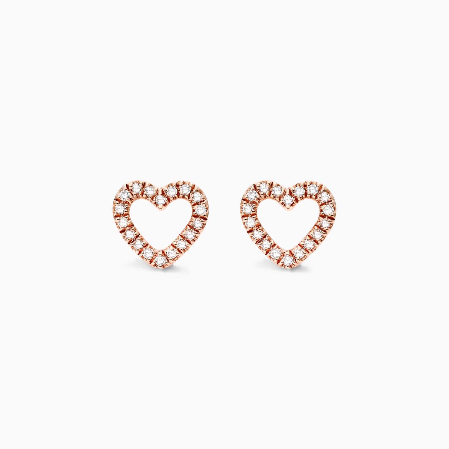 Brinco de  Ouro 18k feminino  Diamantes Heart II Luxo | New | Brincos, diamante, pink | AUREA FINE JEWELRY