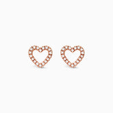 Brinco de  Ouro 18k feminino  Diamantes Heart II Luxo | New | Brincos, diamante, pink | AUREA FINE JEWELRY