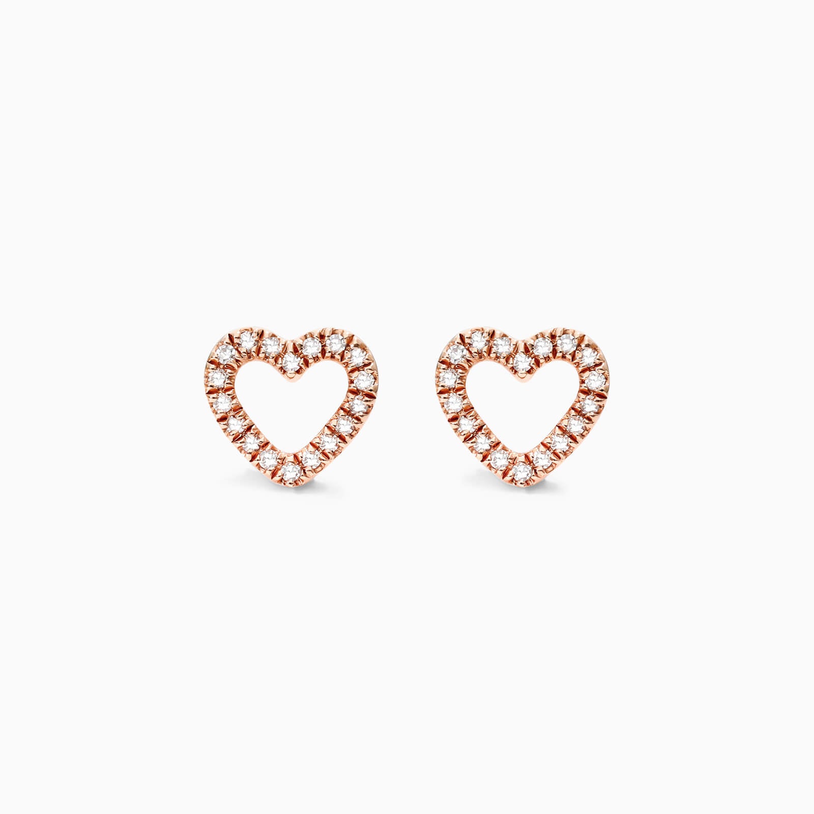 Brinco de  Ouro 18k feminino  Diamantes Heart II Luxo | New | Brincos, diamante, pink | AUREA FINE JEWELRY