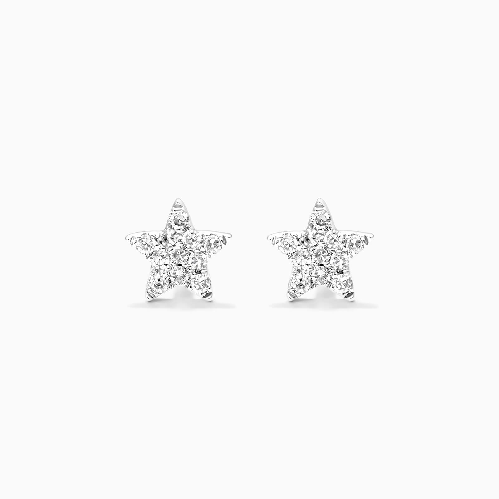 Brinco de  Ouro 18k feminino stars  Diamantes  Luxo