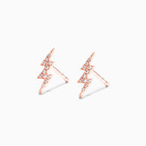 Brinco de  Ouro 18k feminino Bolt  Diamantes  Luxo | New | Brincos, diamante, pink | AUREA FINE JEWELRY