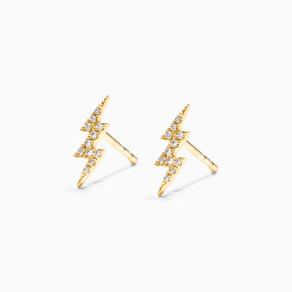 Brinco de  Ouro 18k feminino Bolt  Diamantes  Luxo | New | Brincos, diamante, yellow | AUREA FINE JEWELRY
