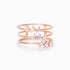 Anel De Três Fileira Ouro 18k Delicado Diamante Baguette | New | Anéis, diamante, pink | AUREA FINE JEWELRY
