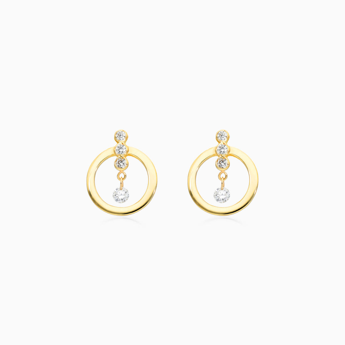 Brinco Argola Frontais de Ouro 18k Diamantes Brilhantes | New | Brincos, Celestial Diamonds, diamante, pink | AUREA FINE JEWELRY