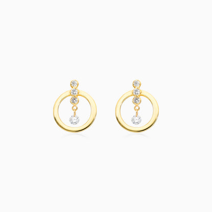 Brinco Argola Frontais de Ouro 18k Diamantes Brilhantes | New | Brincos, Celestial Diamonds, diamante, pink | AUREA FINE JEWELRY