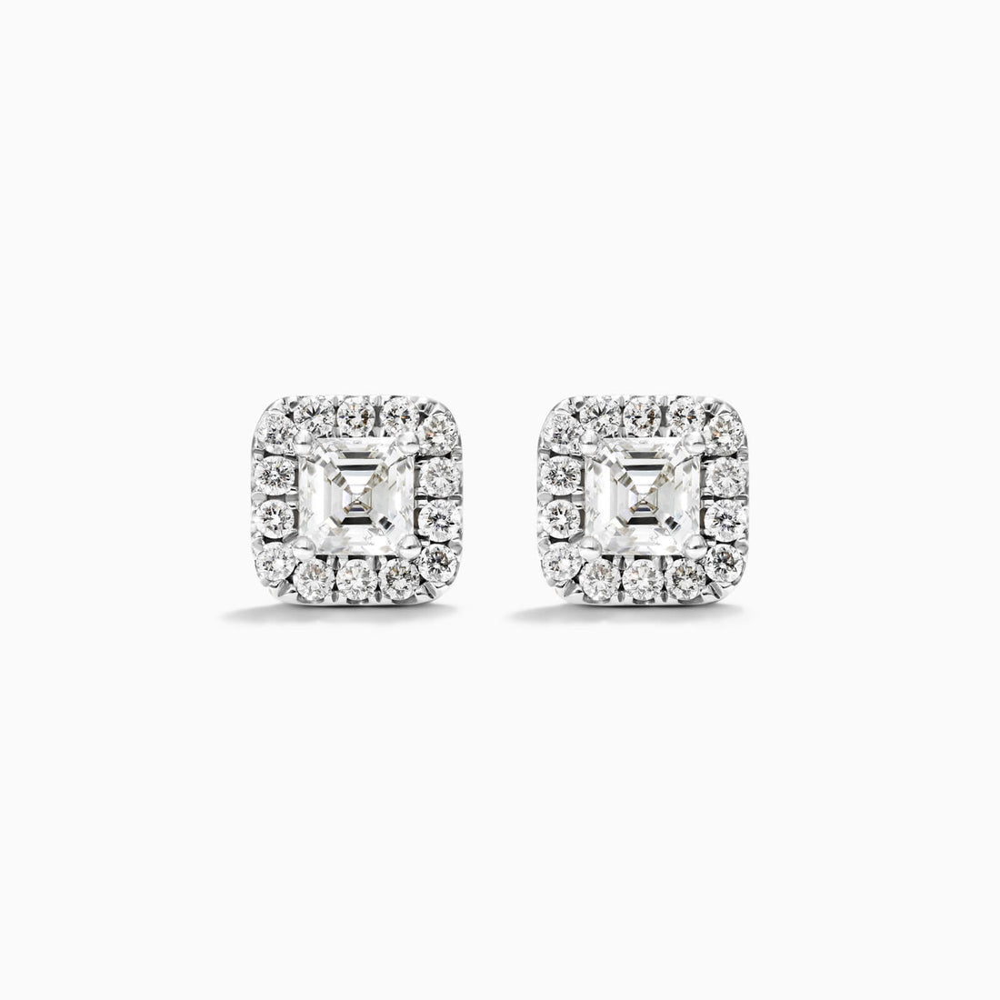 Brinco De Ouro Branco 18k Luxo Solitario e Diamantes Brilhantes | New | Brincos, Celestial Diamonds, diamante, white | AUREA FINE JEWELRY