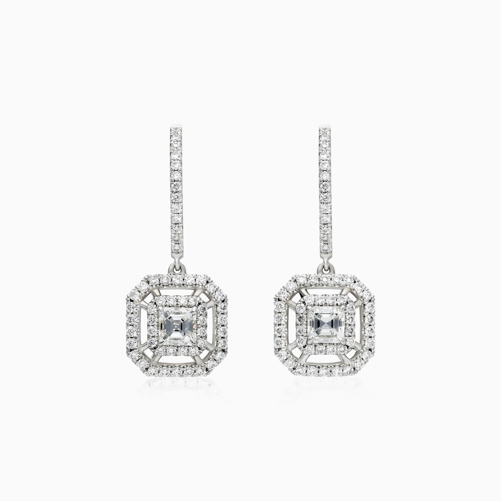 Brinco De Ouro branco Feminino Brilhante Diamantes Luxo Exclusivo | New | Brincos, Celestial Diamonds, diamante, white | AUREA FINE JEWELRY