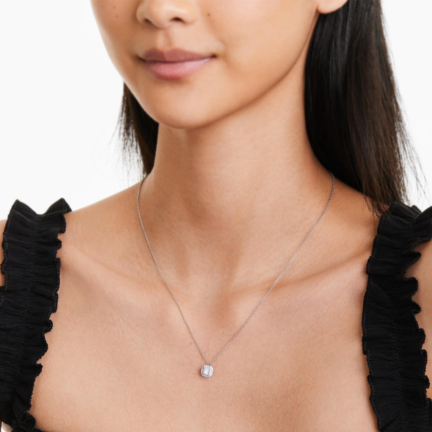 Corrente  em Ouro 18k ponto de luz e Diamantes Luxo