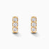 Brinco de Ouro 18k Feminino Bars Trio Diamantes  Luxo | New | Brincos, Celestial Diamonds, diamante, yellow | AUREA FINE JEWELRY
