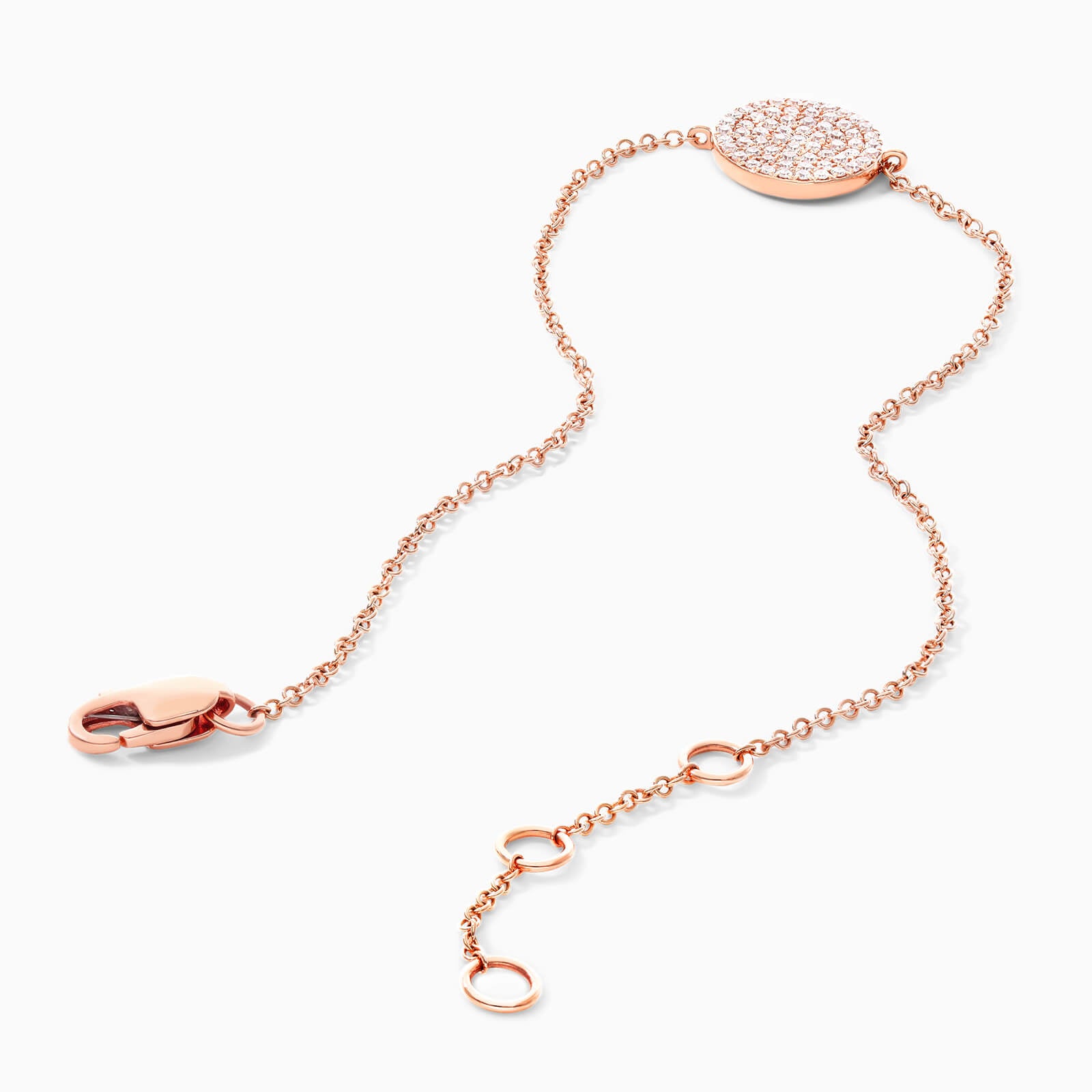 Pulseira  Feminina de Ouro 18k   Diamantes