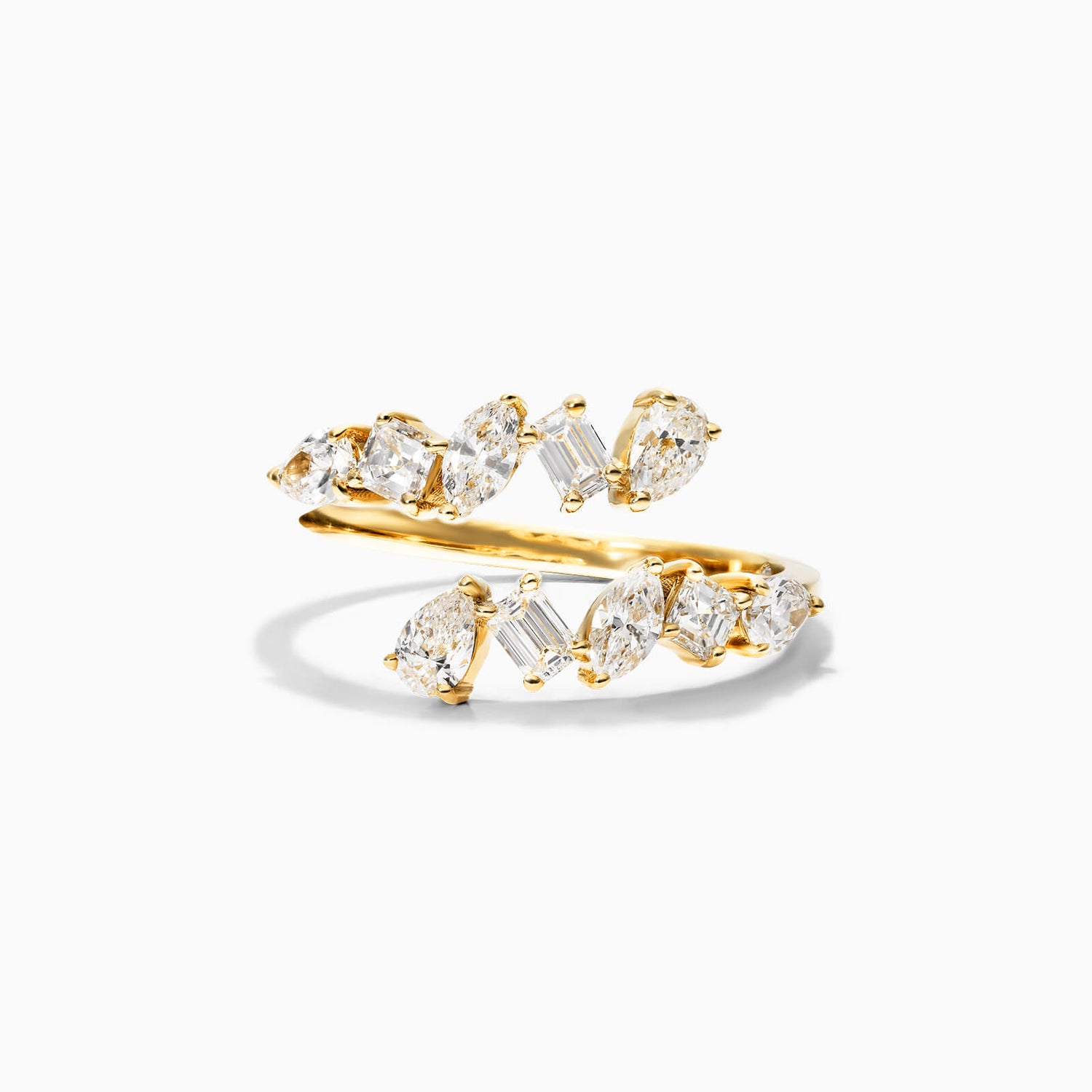 Anel De Ouro 18k Luxo de Diamantes Variados | New | Anéis, diamante, yellow | AUREA FINE JEWELRY