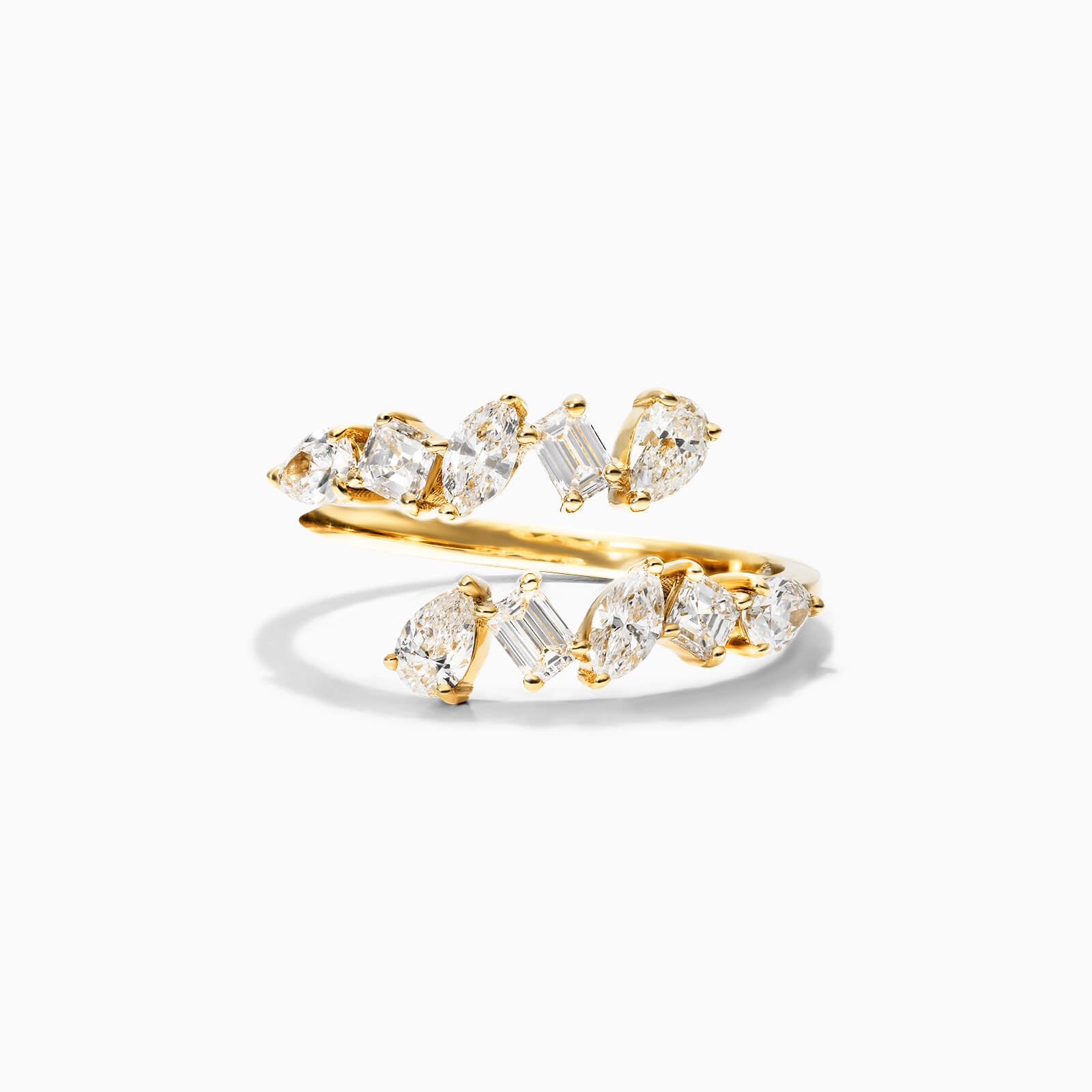 Anel De Ouro 18k Luxo de Diamantes Variados | New | Anéis, diamante, yellow | AUREA FINE JEWELRY