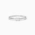 Anel De Ouro Branco 18k Delicado Diamante Baguette Solitario | New | anel-de-noivado, Anéis, diamante, noivado, white | AUREA FINE JEWELRY