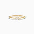 Anel De Ouro Amarelo 18k Delicado Diamante Baguette Solitario | New | anel-de-noivado, Anéis, diamante, noivado, yellow | AUREA FINE JEWELRY