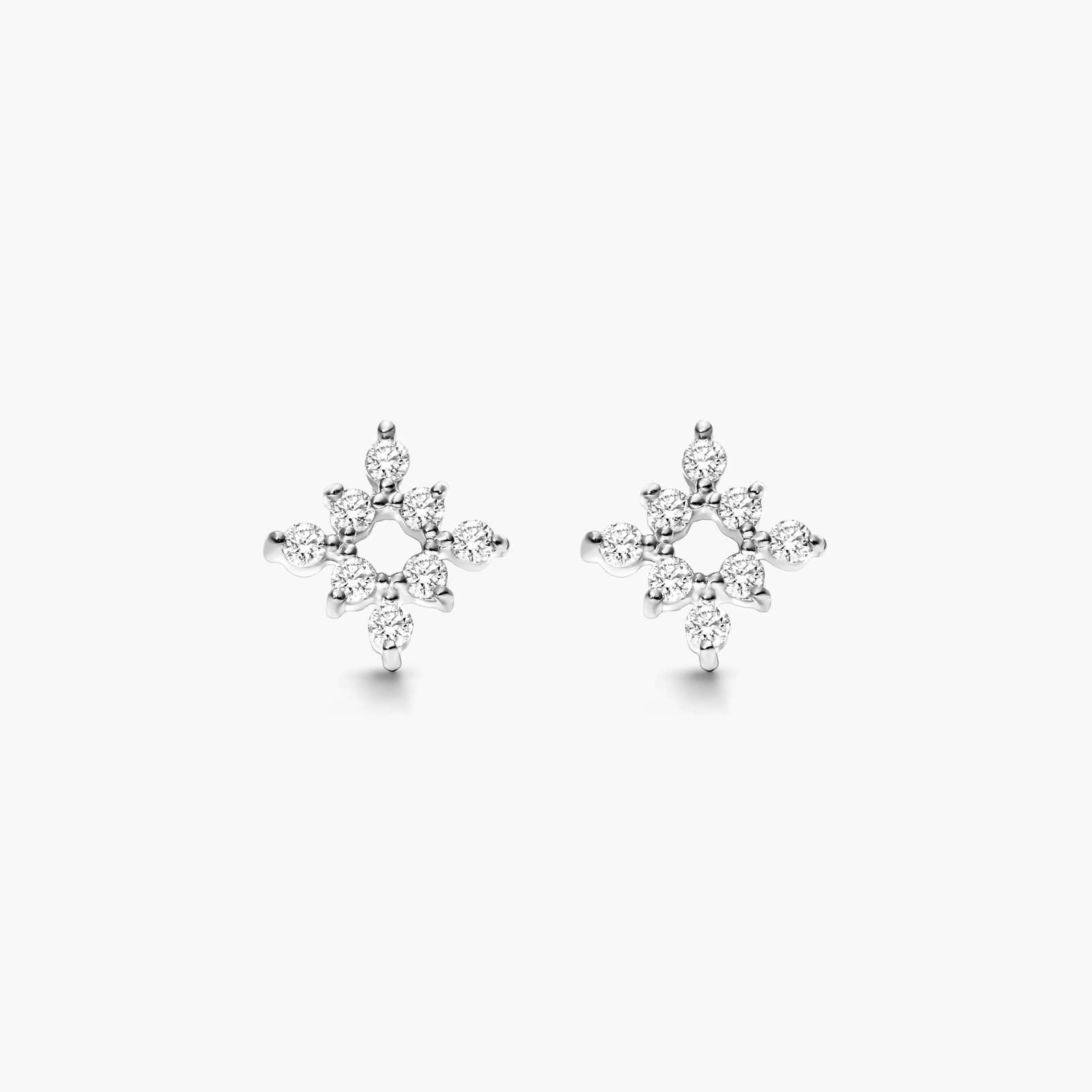 Brinco de  Ouro 18k feminino  Diamantes  Luxo | New | Brincos, diamante, white | AUREA FINE JEWELRY