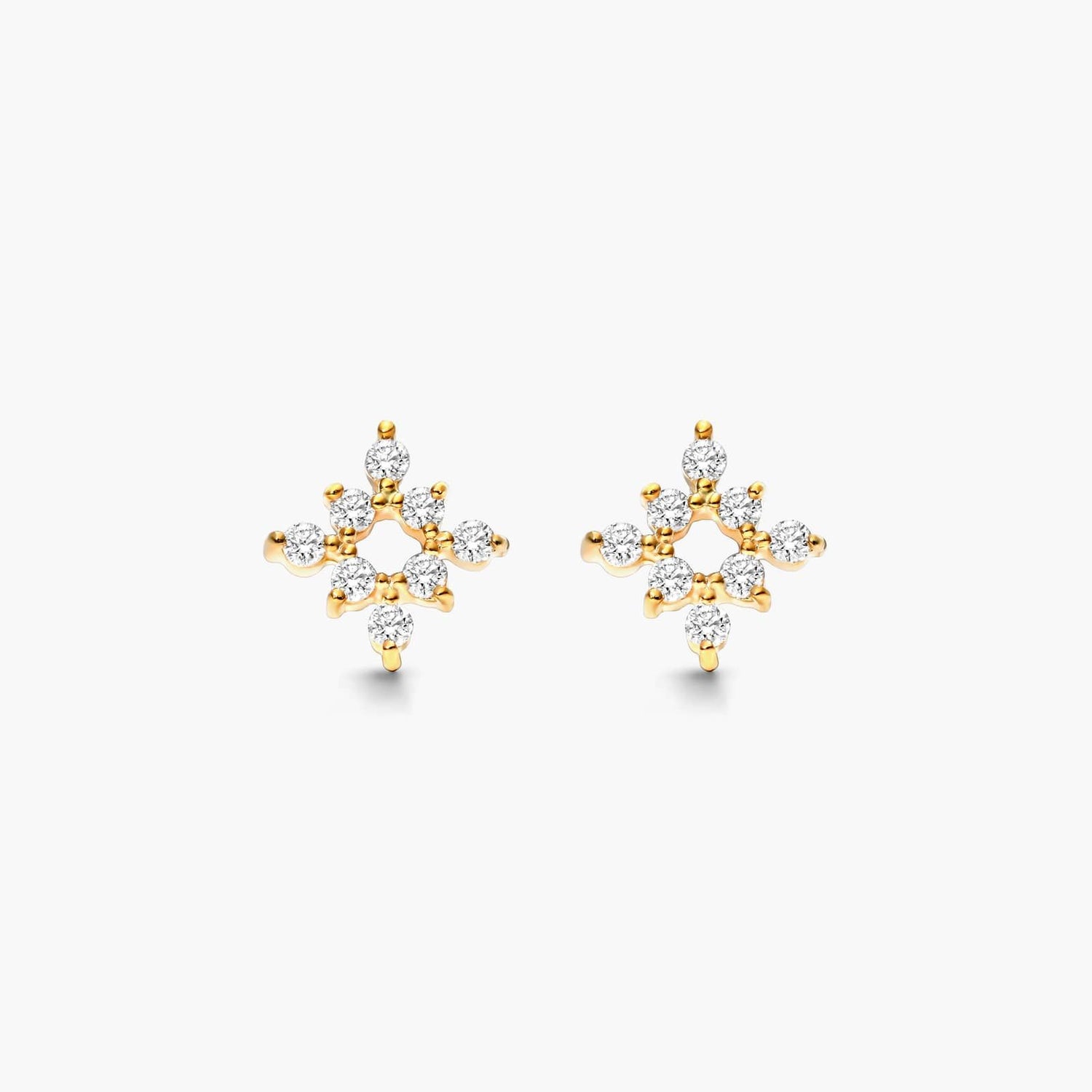 Brinco de  Ouro 18k feminino  Diamantes  Luxo | New | Brincos, Celestial Diamonds, diamante, yellow | AUREA FINE JEWELRY