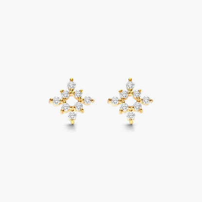 Brinco de  Ouro 18k feminino  Diamantes  Luxo | New | Brincos, Celestial Diamonds, diamante, yellow | AUREA FINE JEWELRY