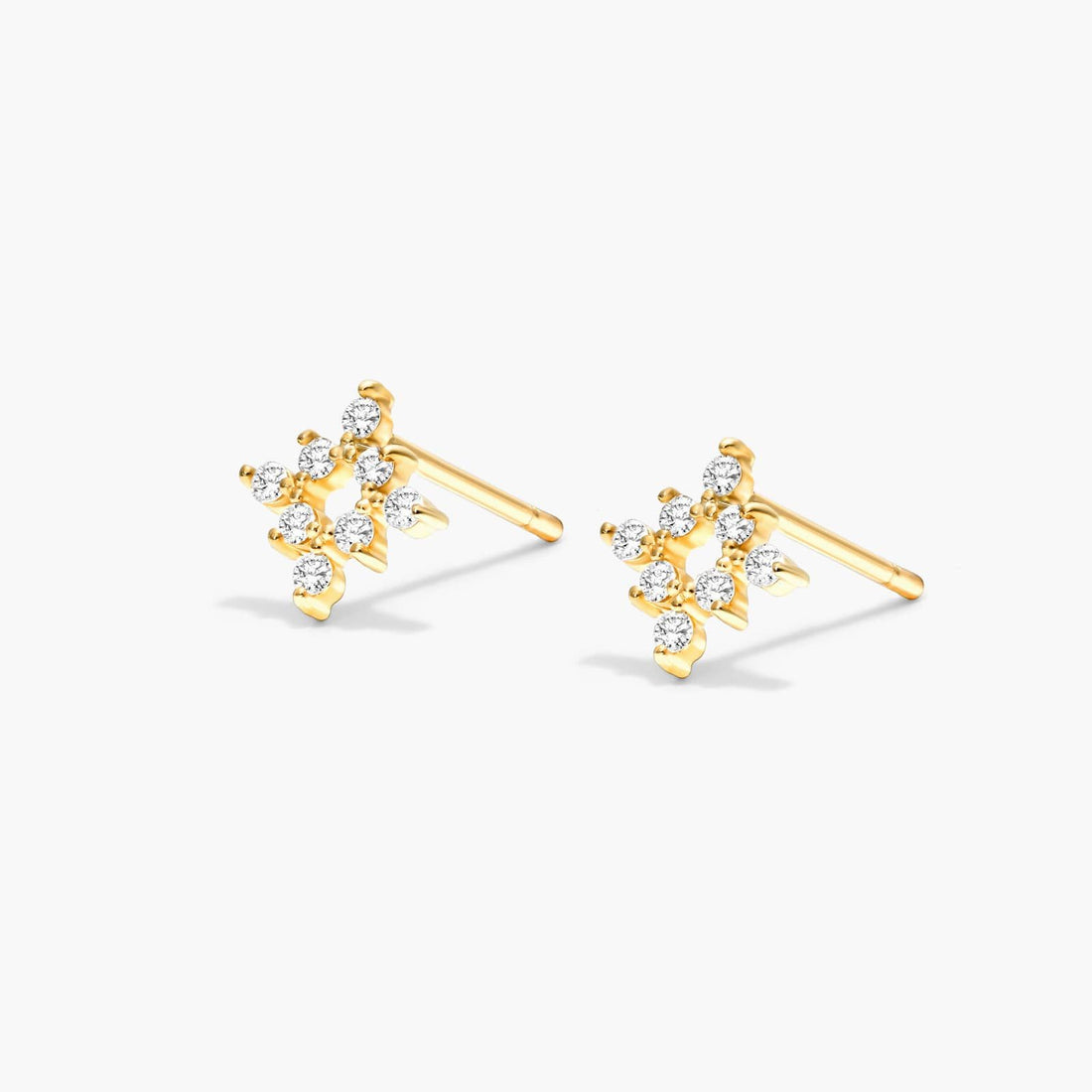 Brinco de  Ouro 18k feminino  Diamantes  Luxo